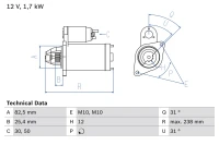 Anlasser Sprinter 2.1CDI 06- BX