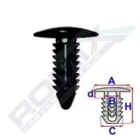 BEFEST.CLIP.STOßSTANGE CHRYSLER,GM 10 ST