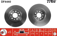 BR.SCHEIBE/H/ALFA ROMEO 156 97-05 /SET/