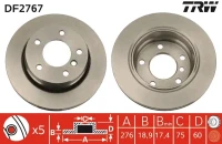 BR.SCHEIBE/H/BMW 328I COUPE /SET/