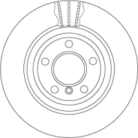 BR.SCHEIBE/H/BMW 5/F10/ 520-535