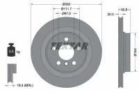 BR.SCHEIBE/H/BMW X1/F48/ 15-