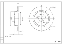 BR.SCHEIBE/H/C-MAX 1.6TDCI 10-