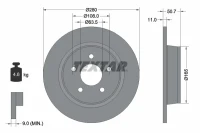 BR.SCHEIBE/H/C-MAX 1.6TDCI 10-