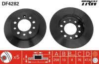 BR.SCHEIBE/H/COUPE 2.0 01-02 /SET/