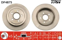 BR.SCHEIBE/H/CRUISER 2.4 03-10/SET/