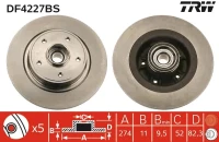 BR.SCHEIBE/H/LAGUNA II 1.6-3.0 01-