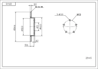 BR.SCHEIBE/H/MAZDA 3 1,4-1,6 03-