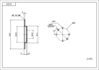 BR.SCHEIBE/H/PEUGEOT 206 1.6 /LAK/SET