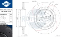 BR.SCHEIBE/H/SAAB 9-5 2.3 03-09 /PCS/