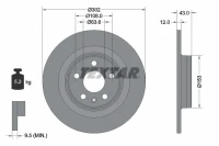 BR.SCHEIBE/H/ VOLVO S90 2.0D 16-
