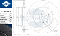 BR. SCHEIBE/T/ BMW X3 2.0-3.0 04- /PCS/