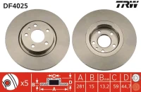 BR.SCHEIBE/V/ALFA 156 1.6I /SET/