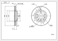 BR.SCHEIBE/V/ASTRA 1.8,2.0 98- /LAK/SET