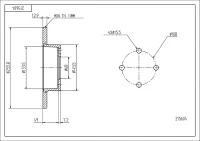 BR.SCHEIBE/V/ AUDI 80 1,6 1,8 2,0 91-92
