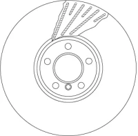 BR.SCHEIBE/V/BMW 5GT/F07/ /L/
