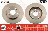 BR.SCHEIBE/V/CIVIC 1.8I 06- /SET/