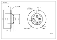 BR.SCHEIBE/V/COROLLA 02- /275/