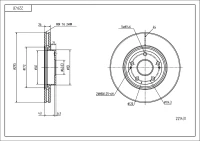 BR.SCHEIBE/V/COROLLA VERSO 2.2D 04-