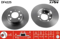 BR.SCHEIBE/V/CORSA C 1.0-1.2 00- /SET/