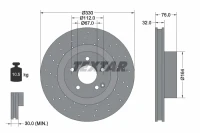 BR.SCHEIBE/V/DB W215 99- /CARBON/