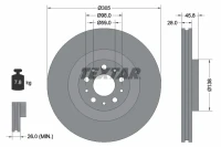 BR.SCHEIBE/V/DOBLO 10- /PRO/
