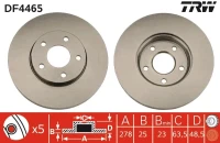 BR.SCHEIBE/V/FOCUS C-MAX 03- /SET/