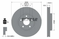 BR.SCHEIBE/V/ GRAND CHEROKEE 3.0CRD 10-