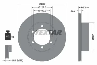 BR.SCHEIBE/V/ HILUX 2.4 -05 /289/