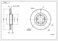 BR.SCHEIBE/V/LAGUNA 2.0 16V 01-/LAK/SET