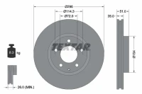 BR.SCHEIBE/V/ MAZDA MPV 2.5TD 01-