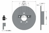 BR.SCHEIBE/V/ MB A 150,A160 CDI 04- PRO