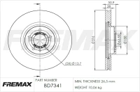 BR.SCHEIBE.V MONDEO V 13- /SET/