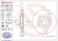 BR.SCHEIBE/V/ PEUGEOT 607 3.0 24V 00-
