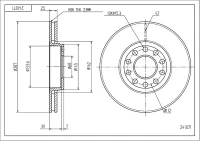 BR.SCHEIBE/V/ SUPERB 1.8T 02-08/LAK/SET