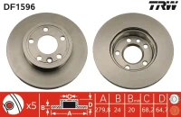 BR.SCHEIBE/V/T4 2.5D 2.4 /SET/