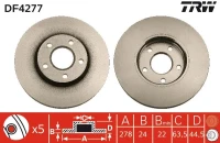 BR.SCHEIBE/V/TRANSIT CONNECT 02- /SET/
