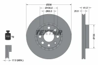 BR.SCHEIBE/V/ VECTRA 1.8 92- 256/20/17