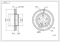 BR.SCHEIBE/V/VIANO,VITO 03- /LAK/SET