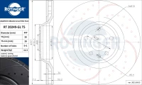 BR.SCHEIBE.VA6 4.2I V8 40V 04- /PCS/