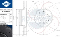 BR.SCHEIBE.VBMW 5/E39/,7/E38/ -04/STK