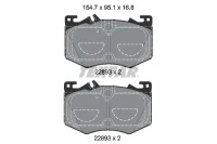 BREMSBELAG DB C118 AMG 19-