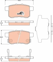 BREMSBELAG /H/ACCORD 2 0 08-