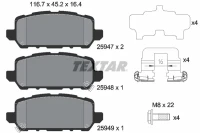BREMSBELAG H HONDA HR-V II 16V 15-