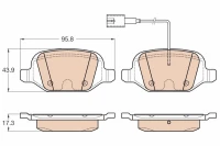 BREMSBELAG /H/LINEA 1 6D MULTIJET 09-