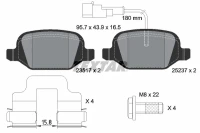 BREMSBELAG /H/MITO 08-