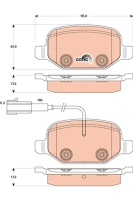 BREMSBELAG /H/MITO 08-