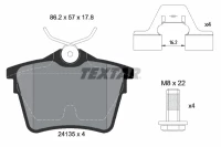 BREMSBELAG /H/P407 04-