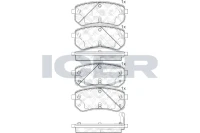 BREMSBELAG /H/PICANTO 1 0-1 1 04-
