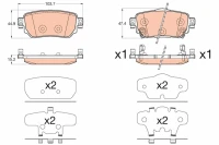 BREMSBELAG /H/QASHQAI 1 5 14-